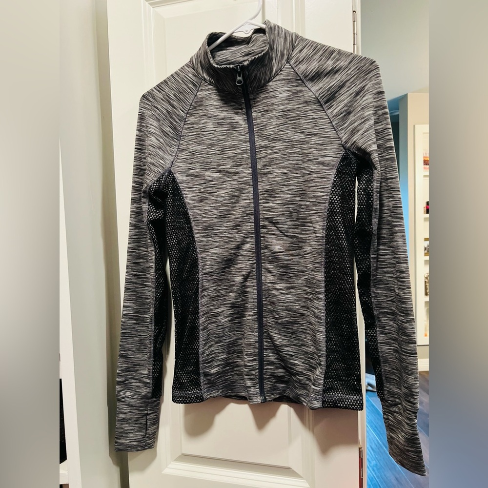 Zip up workout jacket
